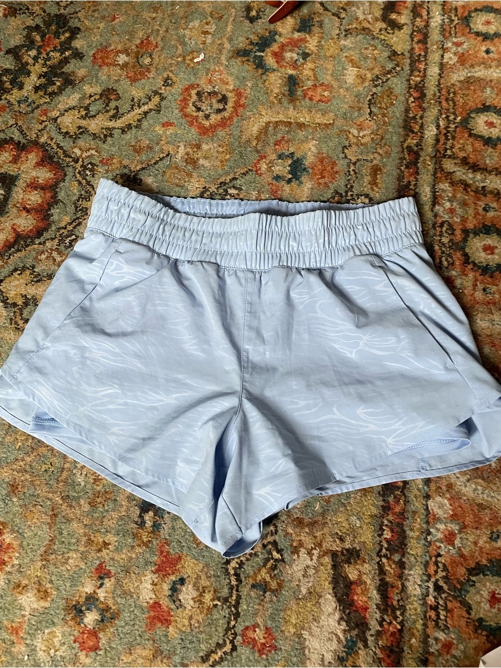 Avia Light Blue Women's Athletic Shorts